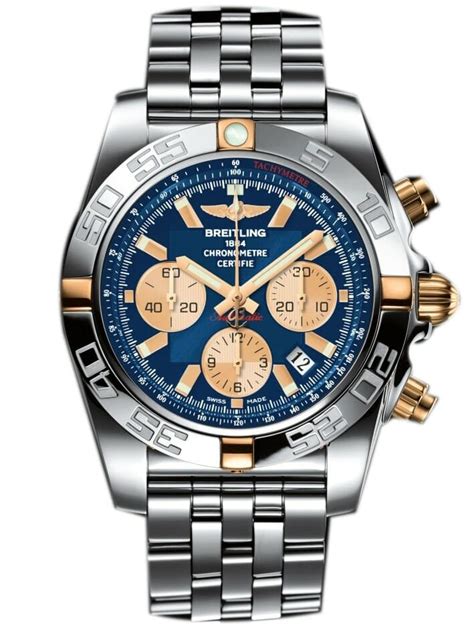 blue breitling watch|breitling chronomat 44 blue dial.